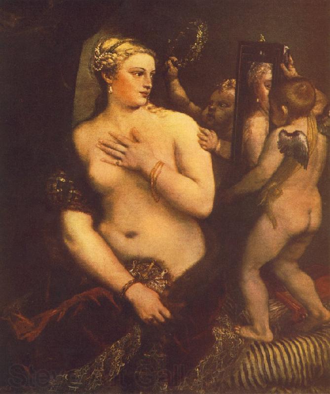 TIZIANO Vecellio Venus at her Toilet Norge oil painting art